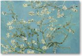 Amandelbloesem - Vincent van Gogh - 90x60 Canvas Liggend - Meesterwerken - Natuur - Bloemen - Vincent van Gogh