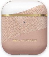 iDeal of Sweden AirPods Case PU pour 1ère et 2ème Generation Blush Pink Snake