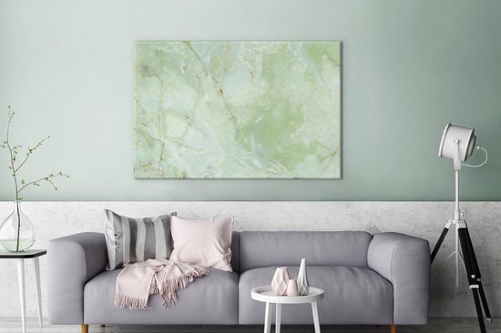 Roches colorées avec des nuances 180x120 cm - Tirage photo sur toile (Décoration murale salon / chambre) XXL / Groot format!