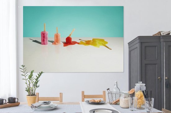 Toile fondue cinq couleurs 2cm