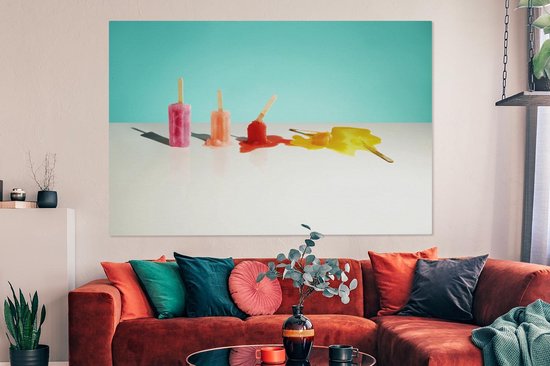 Toile fondue cinq couleurs 2cm