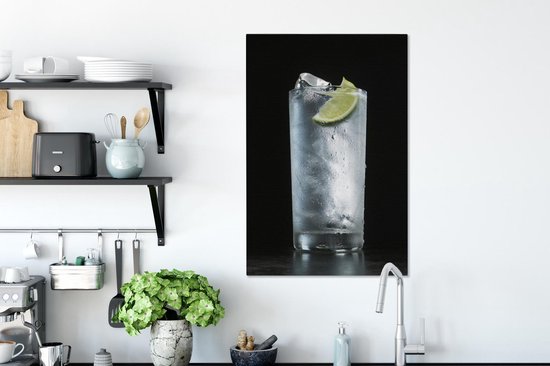 Toile d'alcool en verre froid 2cm 60x90 cm - Tirage photo sur toile (Décoration murale salon / chambre)