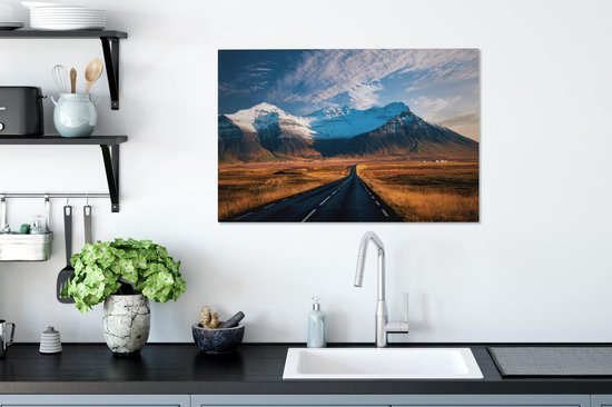 Peintures sur toile - Montagnes d'Islande - 60x40 cm - Décoration murale