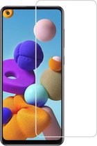 1 pack Samsung A21s screenprotector - screenprotector voor Samsung A21s - Tempered GLASS screen protector