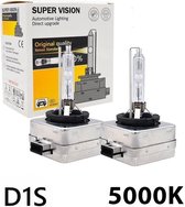 Xenon D1S Lampen 5000K  (set 2 stuks) Helder wit / Grootlicht / Dimlicht / Koplamp / Lamp / Autolamp / Autolampen / Car Light / Origineel D1S /