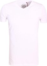 E-bound Biologisch T-shirt Basic V-hals Wit - XL