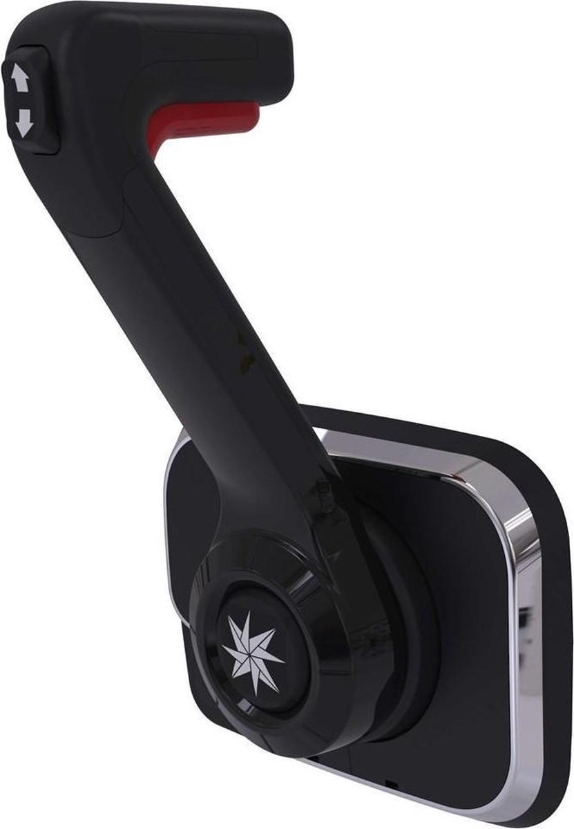 SeaStar CHX8553 zwarte éénhandel Motorbediening zijmontage