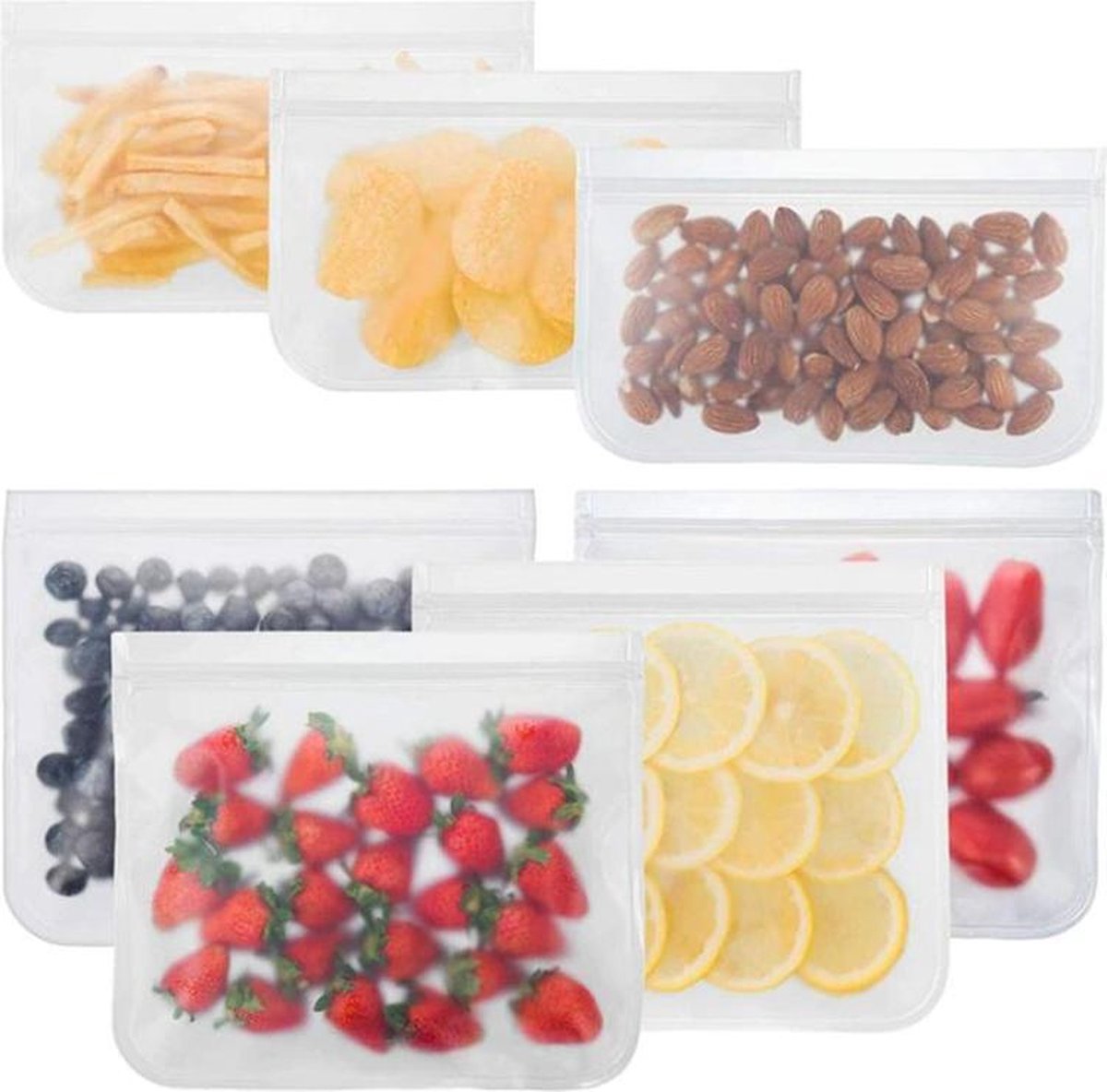 Stasher Herbruikbare siliconen zakken voor het bewaren van levensmiddelen, Stand Up Mid Bag, Aqua, hitte-, vaatwasser- en vriesbestendig, milieuvriendelijk, draagbare lunchtas, lekvrij, 1,6 l