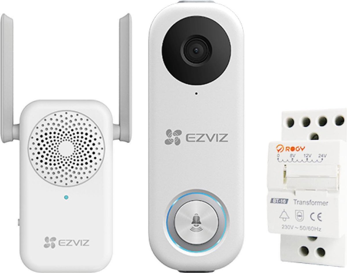 Ezviz DB1C Kit - Wifi-videodeurbelkit - met Chime & - afbeelding 2