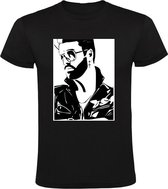George Michael Heren t-shirt  | Zwart
