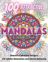 100 Attractive Mandalas Coloring Book.