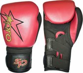 Bokshandschoen Starpro secure-fit training glove |rood-zwart - Product Kleur: donkerrood / zwart / Product Maat: 10OZ