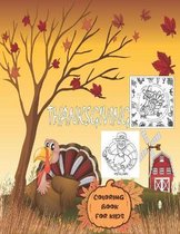 Thanksgiving Coloring Book For Kids