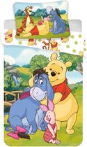 Ledikant Babydekbedovertrek Disney Winnie the Pooh 100x135 cm 40x60 cm kussenloop 100% katoen