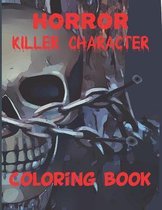 horror killer character coloring book