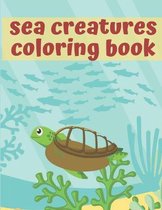 Sea Creatures Coloring Book