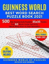 Guinness World Best Word Search Puzzle Book 2021 #14 Maxi Format Hard Level