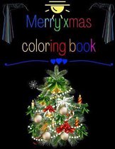 Merry Xmas Coloring Book