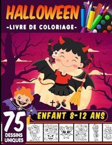 Halloween livre de coloriage enfant 8-12 ans