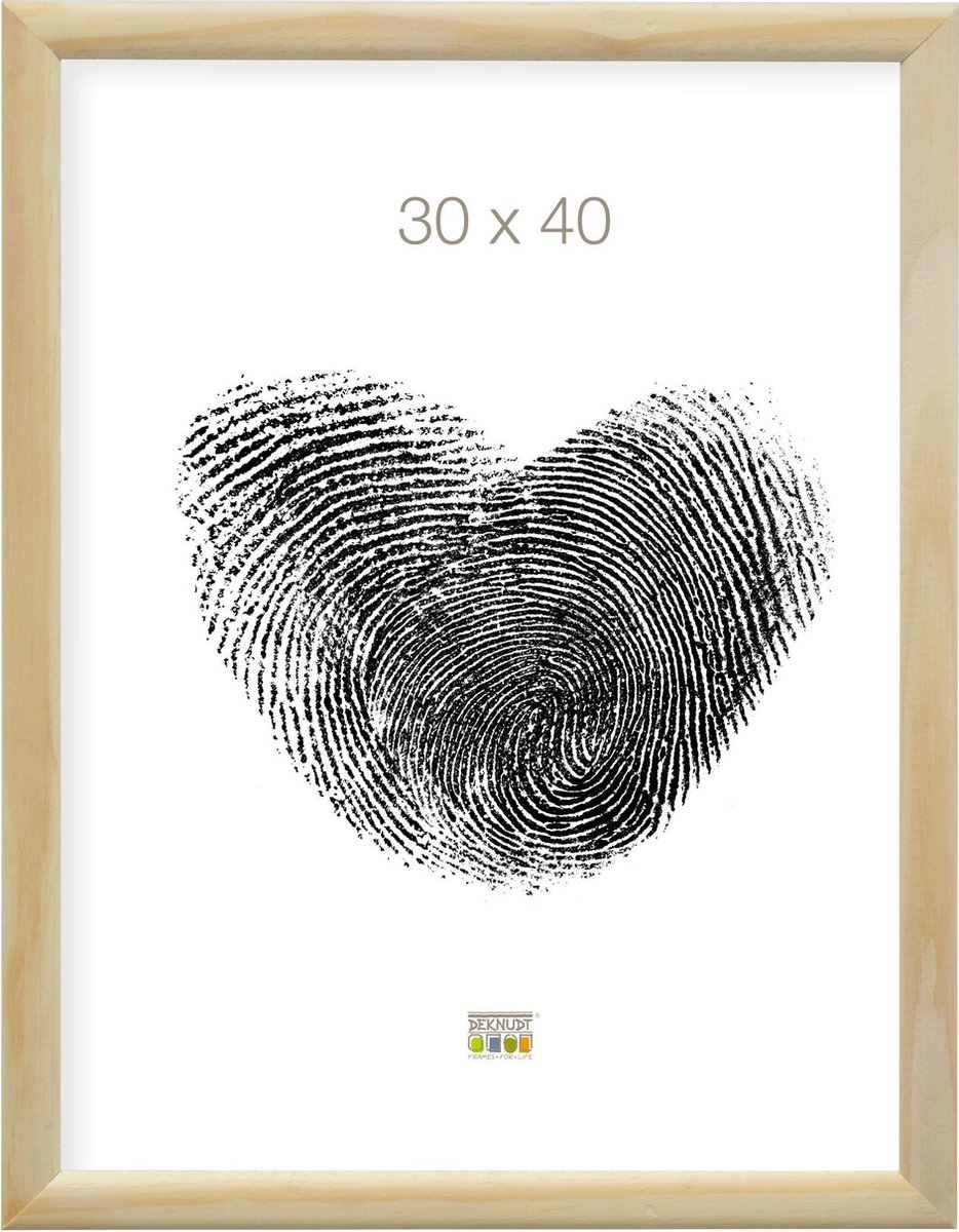 Deknudt Frames Fotolijst - naturel - S40CH1 - fotomaat: 30x40cm