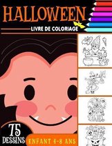 Halloween livre de coloriage enfant 4-8 ans