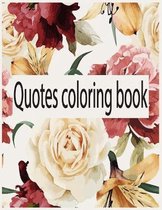 Quotes coloring book