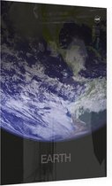 Wereldglobe Noord-Amerika close-up, NASA Science - Foto op Plexiglas - 30 x 40 cm