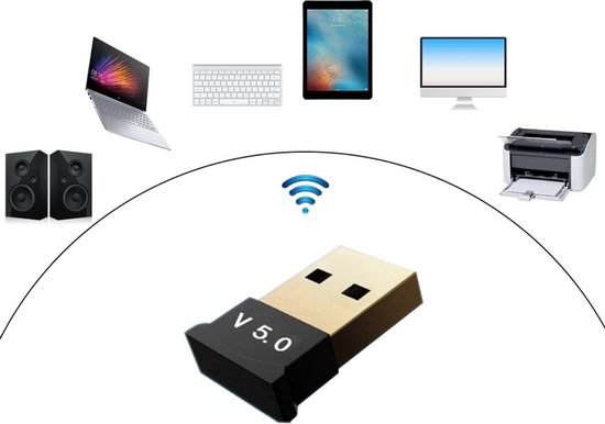 USB Bluetooth Adapter - Bluetooth 5.0 USB ontvanger - Mini USB dongle - Bluetooth Dongle van GEMBIRD — afbeelding 4