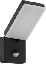 EGLO Taragona Wandlamp Buiten - Sensor - LED - 23 cm - Sensor - Zwart