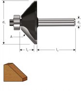 HM Fasefrees 45°, GOLD-LINE, Ø28,6 x 9 mm., d2=8