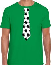 Groen fan t-shirt voor heren - voetbal stropdas - Voetbal supporter - EK/ WK shirt / outfit 2XL