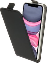 Apple iPhone 11 Hoesje - Mobiparts - Premium Serie - Kunstlederen Flipcase - Zwart - Hoesje Geschikt Voor Apple iPhone 11