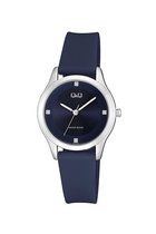Donker Blauw Q&Q dames horloge QZ51J312