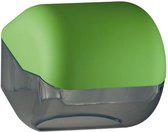 Marplast toiletpapier houder A61900VE – Groen met transparant – geschikt voor traditionele Rollen toiletpapier