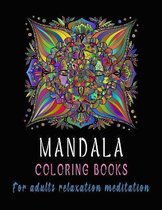 Mandala coloring Books For Adults Relaxation Meditation