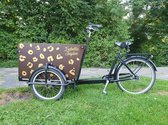 Bakfiets stickers panter - Goud