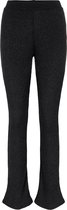 PIECES PCDIVI HW FLARED PANTS Zwart Dames Broek - Maat XL