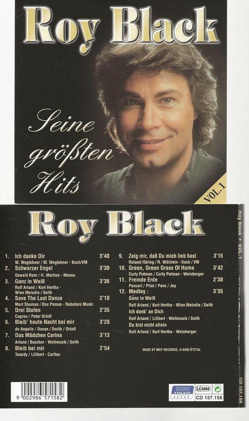 Roy Black - Seine Grössten Hits  3 cd