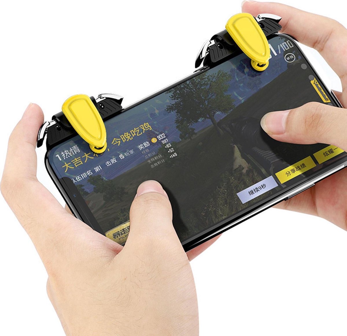 Telefoon Triggers - Games - Mobiel Gaming - Telefoon - PUBG - Mobiele Gamepad - Joystick Shooter - Smartphone Controller