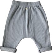 Li-Leigh Baby Popcake Pants Greyish Blue, broekje, kleur: grijsblauw, maat: 6-12 maanden
