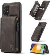 Caseme - Samsung Galaxy A52 - Back Cover Wallet Case - Coffee