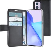 Azuri walletcase - zwart - for OnePlus 9