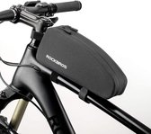 HN® Frame Bag - Sac de vélo pour le cyclisme - Contenu 1,6L - Sac de vélo pour téléphone, barre énergétique ou eau - Sac de cadre en matériau durable et résistant à l'eau - Zwart