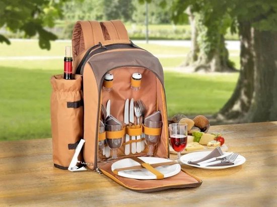 ESMEYER Picknick rugzak Picknicktas Picknickmand 4 personen Afneembare. bol
