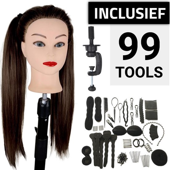Tête de pratique Tess - tête de coiffeur/poupée de coiffeur/poupée de  coiffeur/tête de
