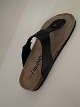 Teen slipper/sandalen heren - zwart - maat - 41