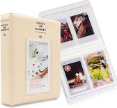 64 zakken naamkaartstukken voor Fujifilm Instax Mini 8 / 7s / 70/25 / 50s / 90 (beige)