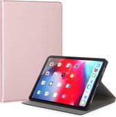 Voor iPad Pro 11 (2020) TPU elektrisch geperste horizontale flip lederen hoes met houder (roségoud)