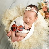 Pasgeboren fotografie-instrument Babyfoto ondersteunende rekwisieten, stijl: viool