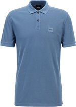 HUGO BOSS Prime  slim  fit polo - heren polo korte mouw - jeansblauw -  Maat: M